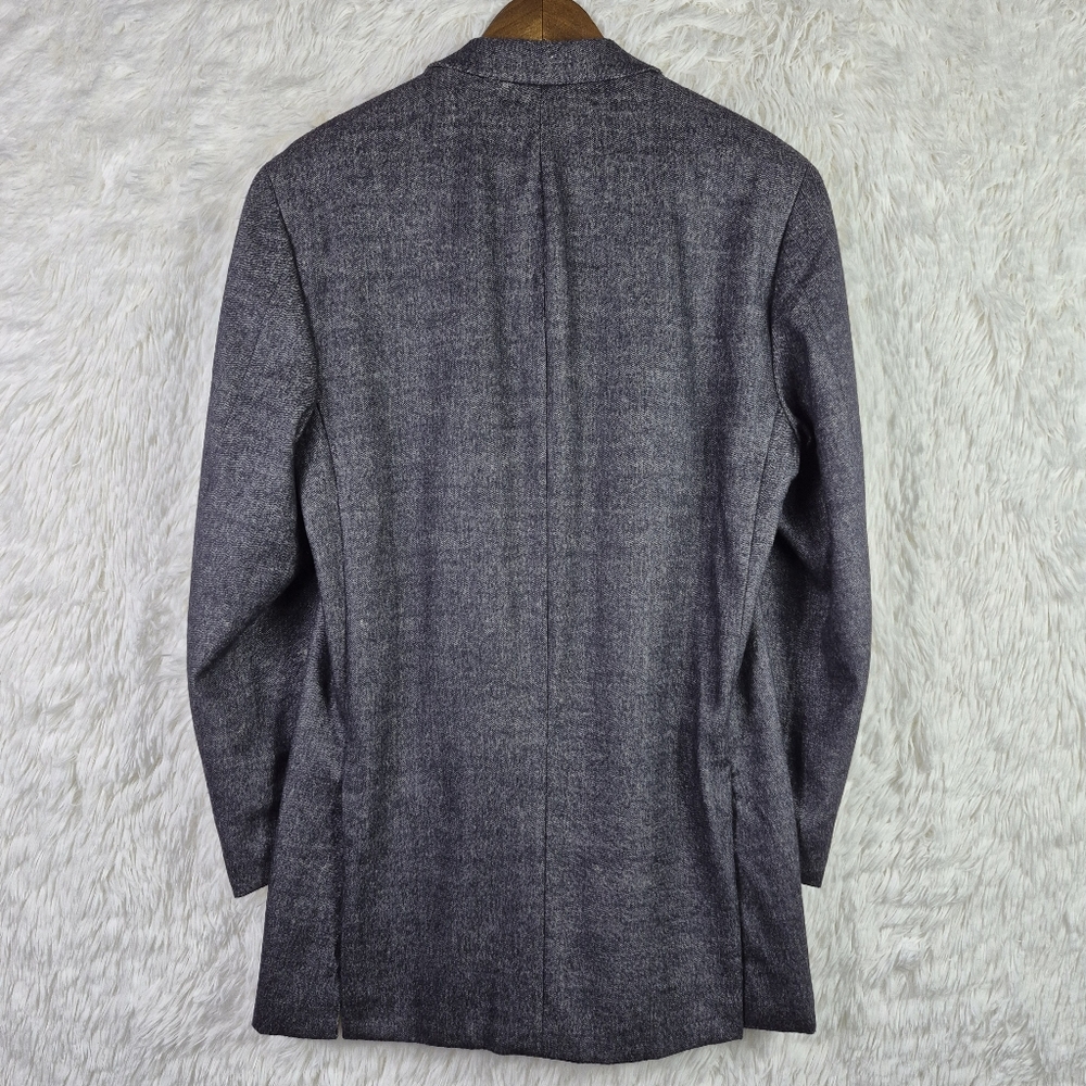 Ermenegildo "Z" Zegna Light 42L Charcoal Soft Wool Cashmere Blazer Quiet Luxury - Picture 3 of 14